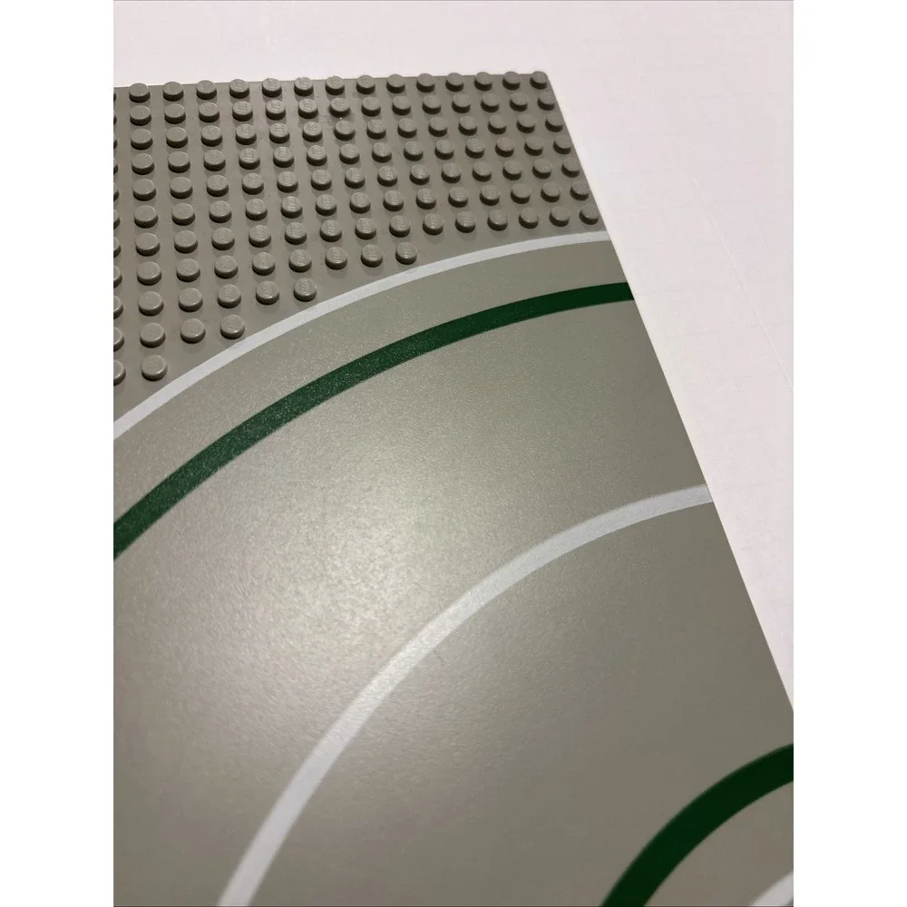 Vintage Lego Base Plate‎ Gray Curved Turn Street Road 32 X 32 pegs